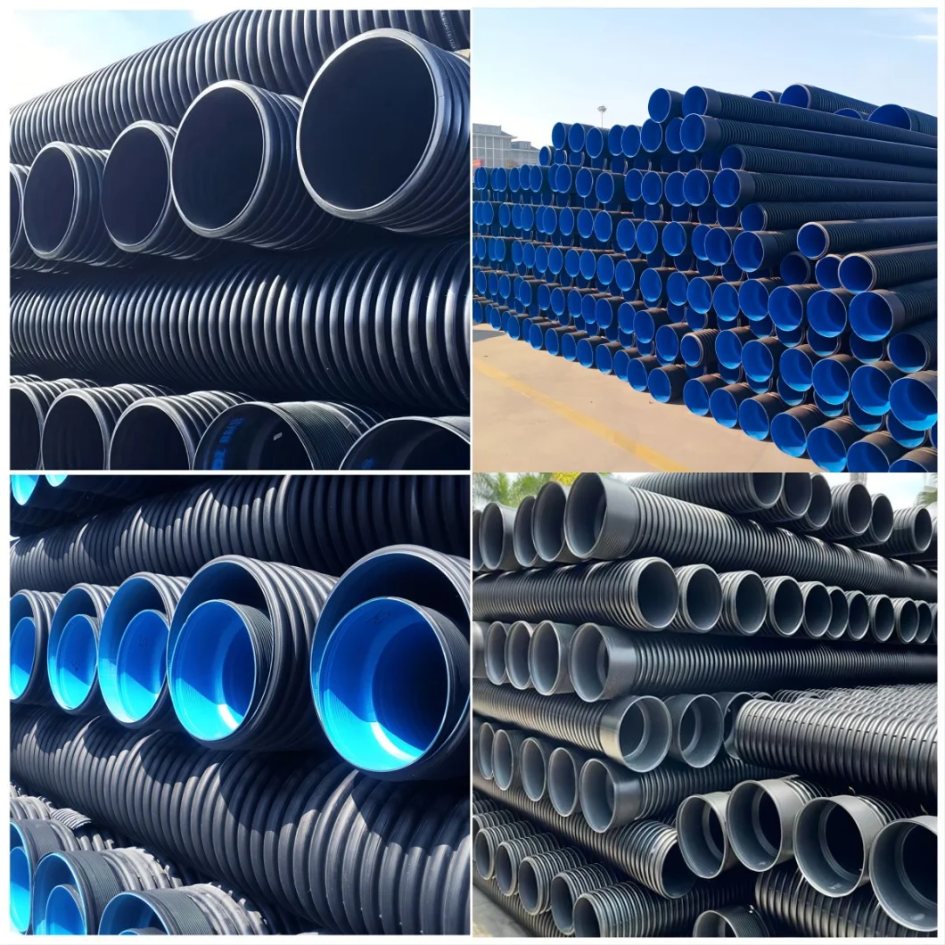 High Quality HDPE Double Wall Corrugated Drainage Pipe with SGS Certificate
