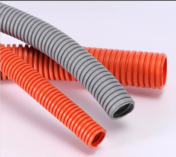 Corrugated Pipe Electrical Wire Protection Corrugated PP PE PVC Nylon Flexible Plastic Conduit Metal Pipe