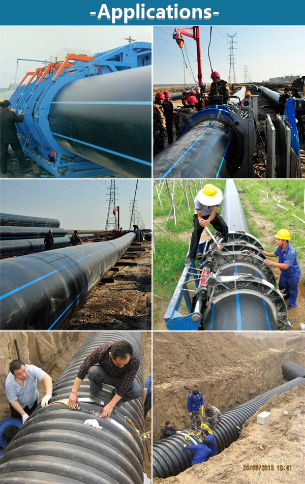 800mm HDPE Double Wall Corrugated Pipe for Sanitary Sewers Wholesale Price