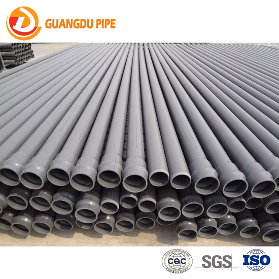 Lesso Hot Sell 給水用の 50 年の寿命を持つ非毒性 PVC パイプ