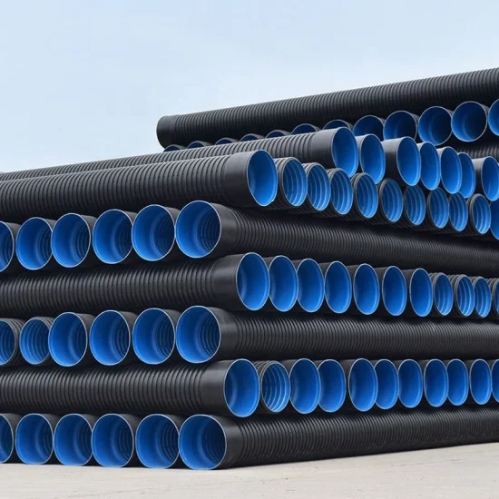 建物排水用の高品質二重壁 HDPE 波形管。熱い販売