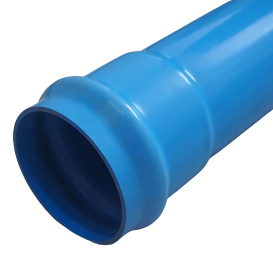 地下下水道用4インチPVCプラスチック水道管、プラスチックパイプ、PVC-Oパイプ